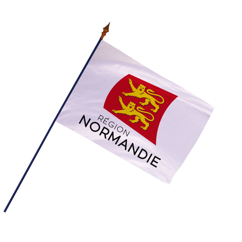 Drapeau Normandie avec hampe - Région
