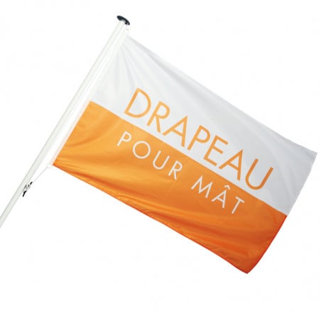 Drapeau mât personnalisé, drapeau d'extérieur avec mât