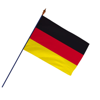 Drapeau officiel Allemagne sur hampe