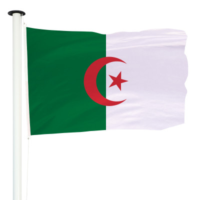 Drapeau officiel Algérie pour mât