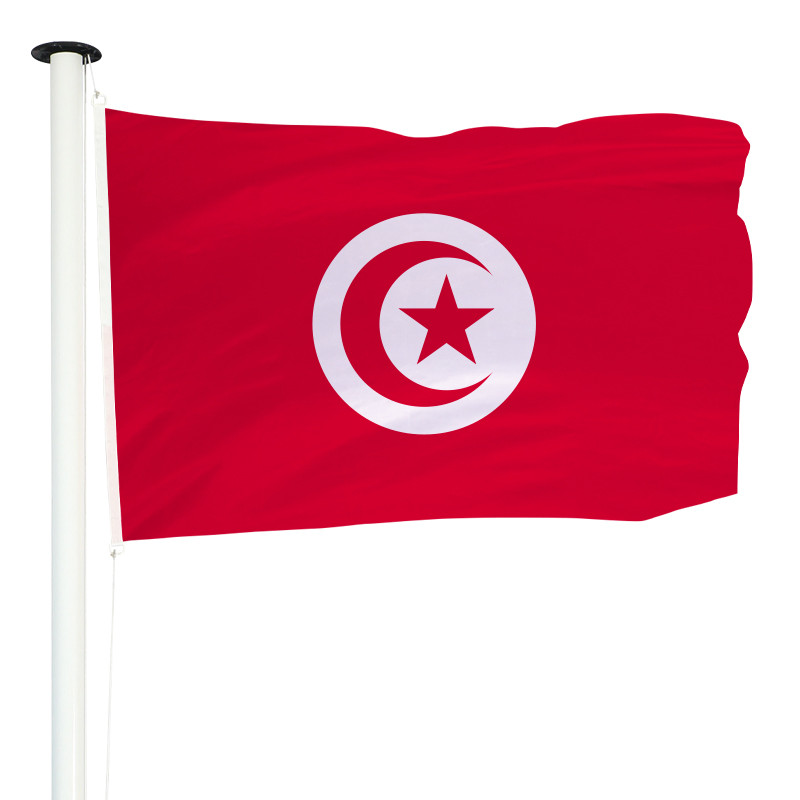 Drapeau Tunisie - Drapeau Officiel pour mât