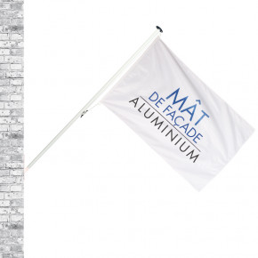 Mât en aluminium avec potence - Mâts pour drapeaux - MACAP