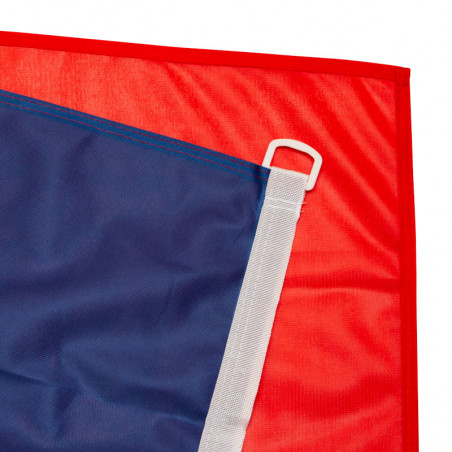Lot de 10 drapeaux français supporter en plastique - DOUBLET