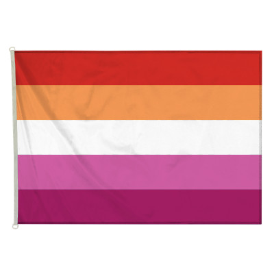 Drapeau LGBT lesbien (5 bandes) 60x90cm