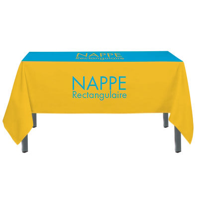 Nappe personnalisée rectangulaire