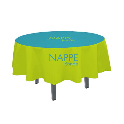 Nappe personnalisée ronde