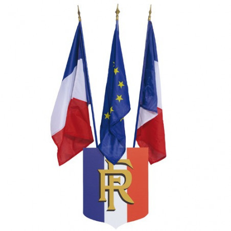 Ecusson porte-drapeau Officiel conformité Loi Peillon