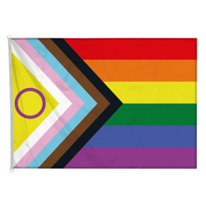 Drapeau LGBTQ+ (forme horizontale) -Version 2021 - MACAP