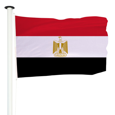 Drapeau Egypte avec hampe