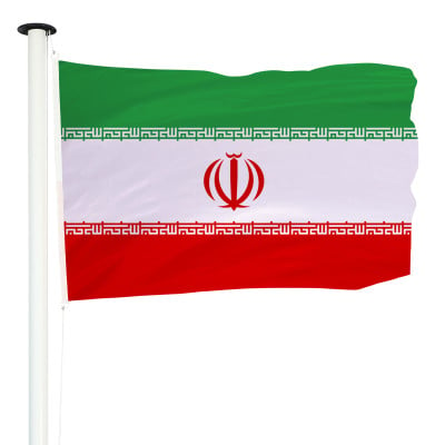 Drapeau Iran officiel pour mât