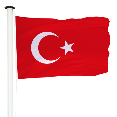 Drapeau Turquie officiel pour mât