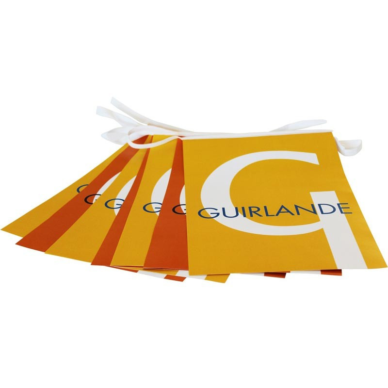 Guirlande drapeaux personnalisée avec smartphoto