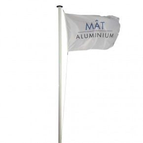 Mât en aluminium 8 m porte drapeau