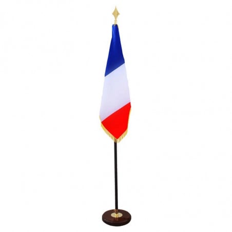 Tiges de cocktail France - 1000x - rouge/blanc/bleu - 8cm - Drapeaux  français