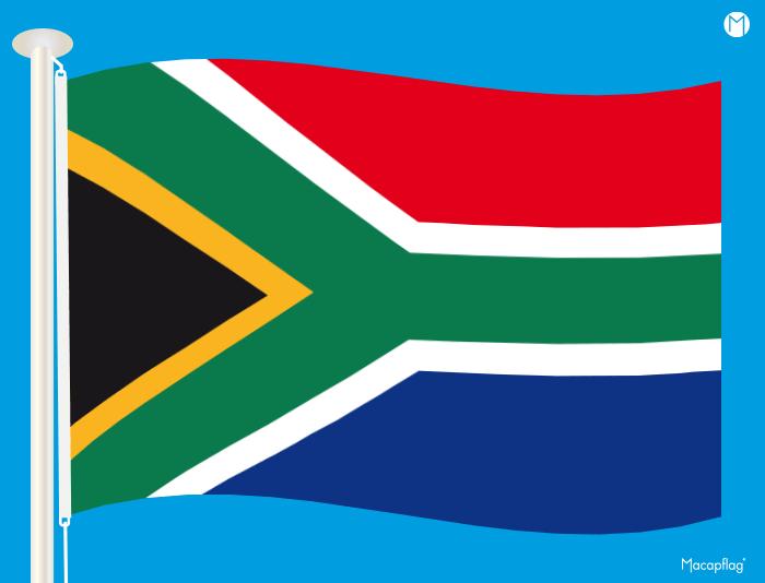 Naissance du drapeau de l'Afrique du Sud. Blog by Macap