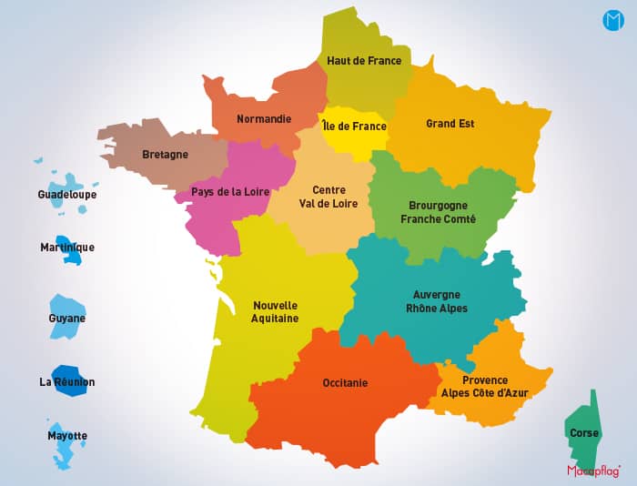 Les drapeaux des régions françaises, vecteurs de l'identité régionale