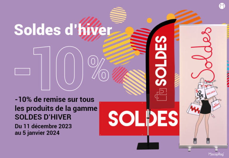 Offre spéciale supports de communication Soldes hiver 2023 2024