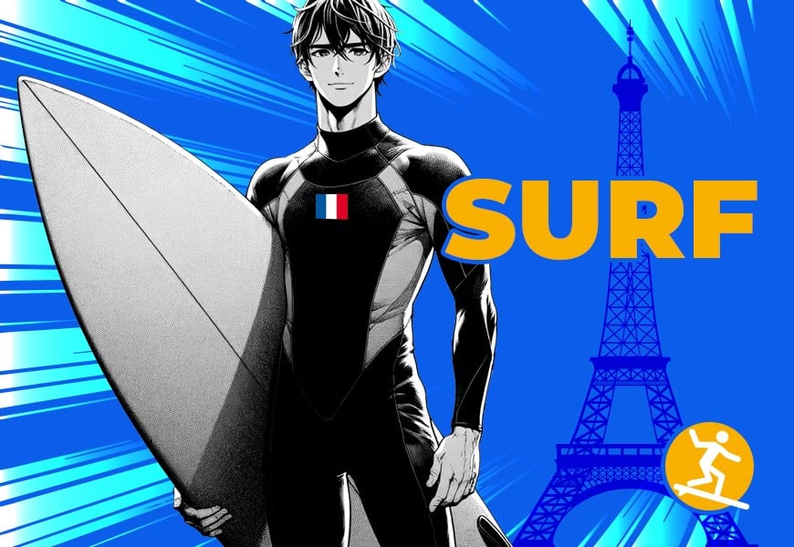 Surf aux JO de Paris 2024