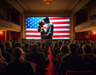 Le drapeau américain dans les films de cinéma