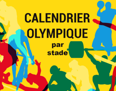 calendrier olympique par lieu