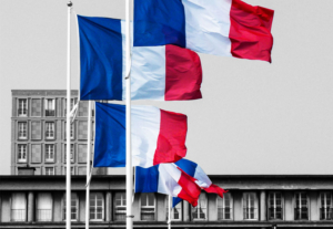 Usage drapeau français pour évènement