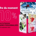 Promo sur les cadres personnalisés