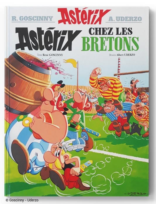 Le drapeau de pirate dans la BD d'Asterix chez les bretons