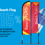 Prix promo beachflag oriflamme