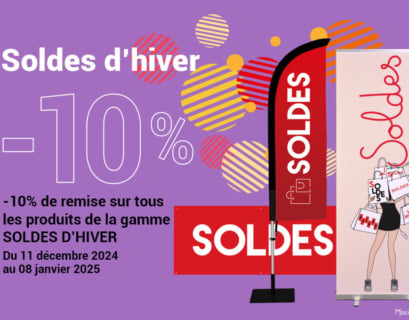 Soldes hivers 2024 2025 supports de communication