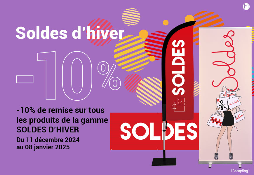 Soldes hivers 2024 2025 supports de communication