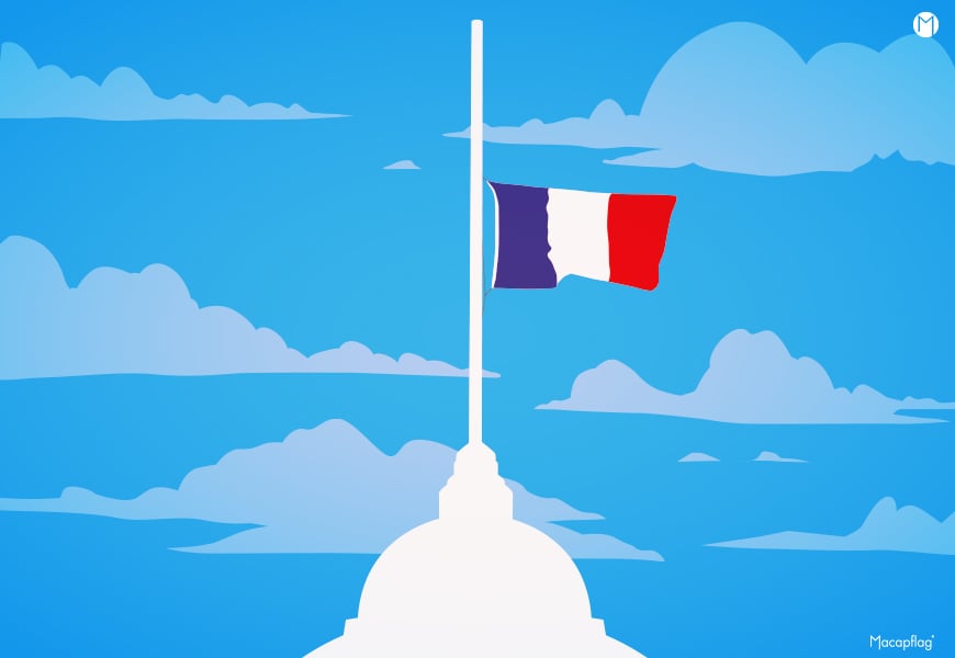 Comprendre le drapeau mis en berne