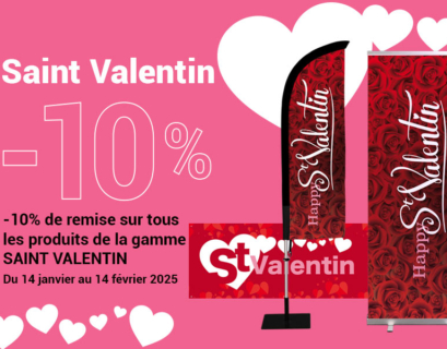 Saint Valentin communication visuelle