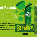 Promo banderole beachflag Saint Patrick